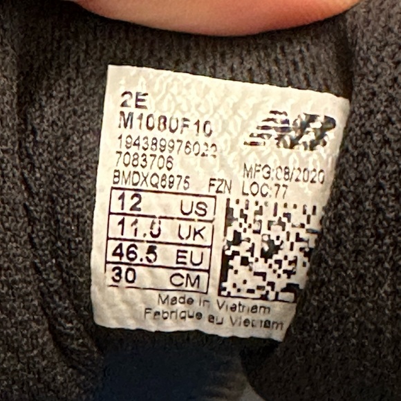 New Balance Men’s Fresh Foam 1080 Running Shoe W/ New Insoles, Size 12 - Picture 12 of 12